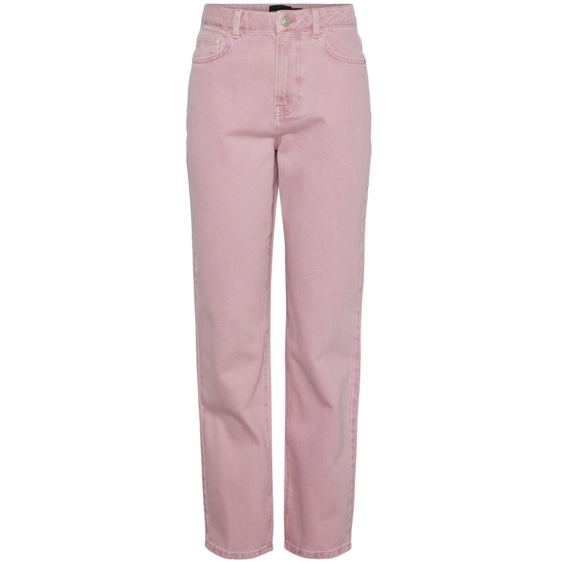 PIECES PIECES dame bukser PCFRIA Pant Candy Pink WASHED