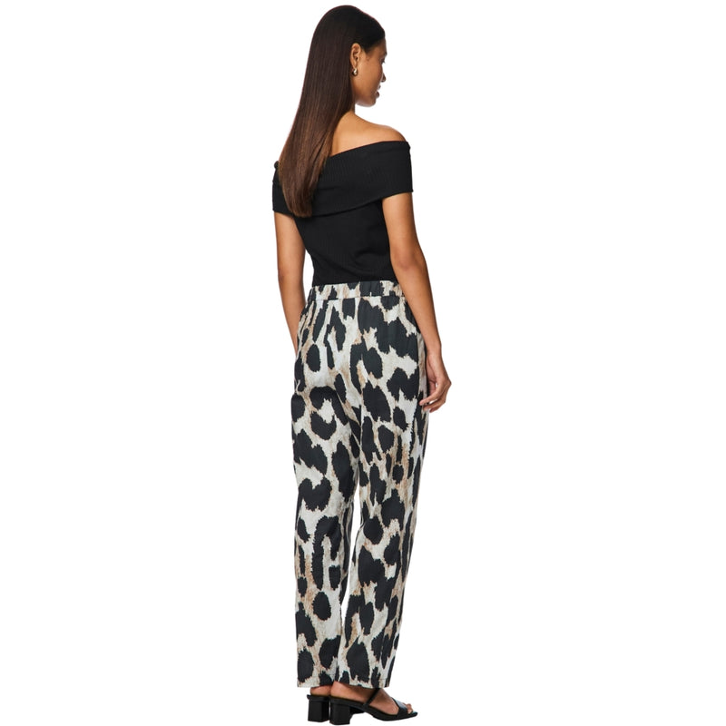 PIECES PIECES dame bukser PCJADE Pant Black Leo