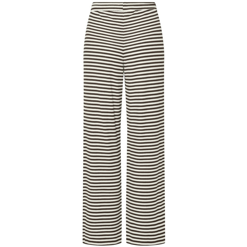 PIECES PIECES dame bukser PCLAYA Pant Chicory Coffee Coconut milk