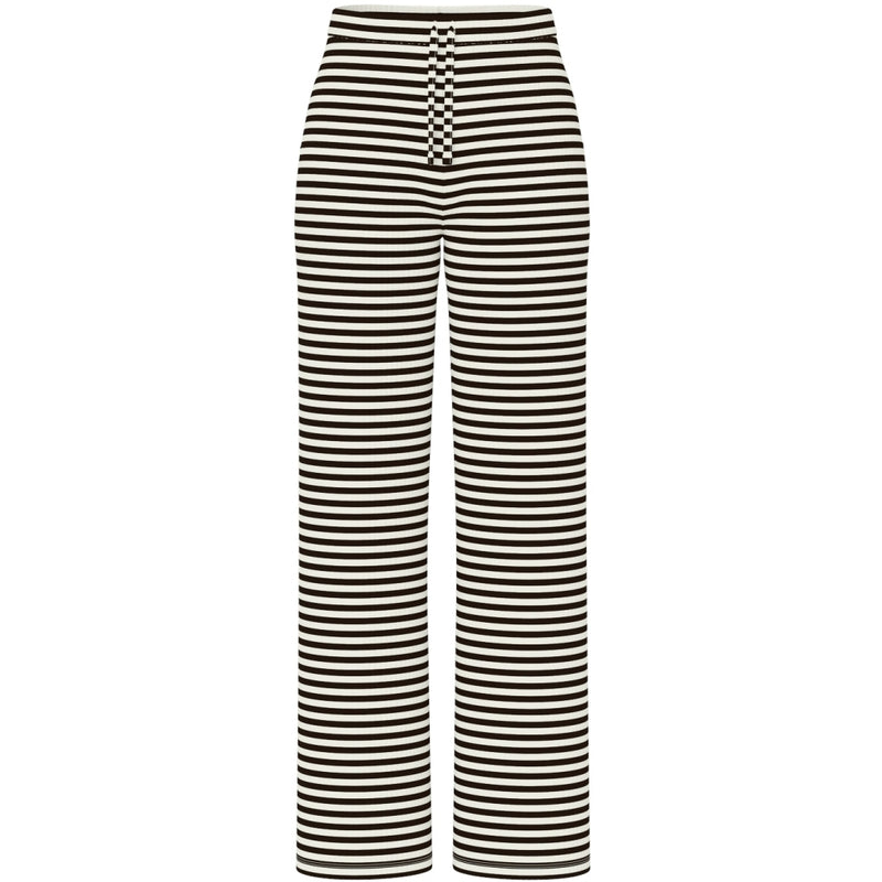 PIECES PIECES dame bukser PCLAYA Pant Chicory Coffee Coconut milk