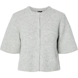 PIECES PIECES dame cardigan PCSILLY Cardigan Light Grey Melange