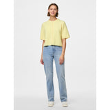 PIECES PIECES dame cardigan PCSILLY Cardigan Pale Banana MELANGE