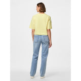 PIECES PIECES dame cardigan PCSILLY Cardigan Pale Banana MELANGE