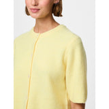PIECES PIECES dame cardigan PCSILLY Cardigan Pale Banana MELANGE