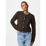 PIECES PIECES dame cardigan PCSILLY Cardigan Hot Fudge Melange