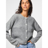 PIECES PIECES dame cardigan PCSILLY Cardigan Medium grey melange