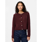 PIECES PIECES dame cardigan PCSILLY Cardigan Tawny Port MELANGE