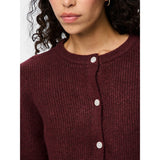 PIECES PIECES dame cardigan PCSILLY Cardigan Tawny Port MELANGE