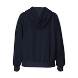 PIECES PIECES dame hoodie PCCHILLI Sweatshirt Sky Captain