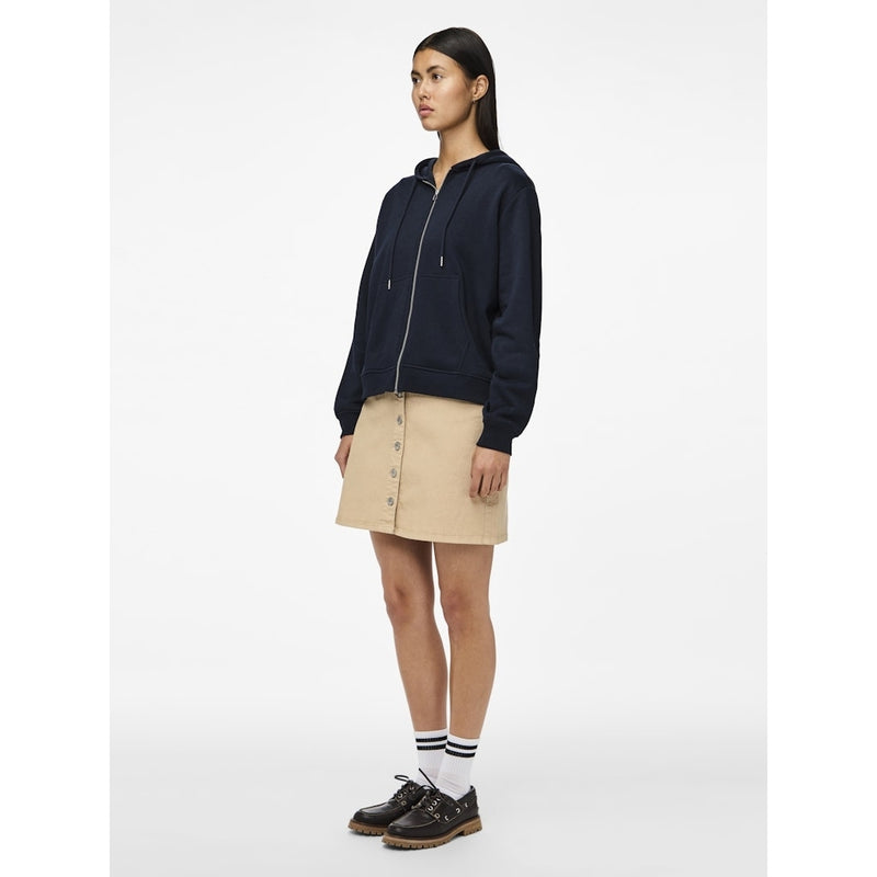 PIECES PIECES dame hoodie PCCHILLI Sweatshirt Sky Captain