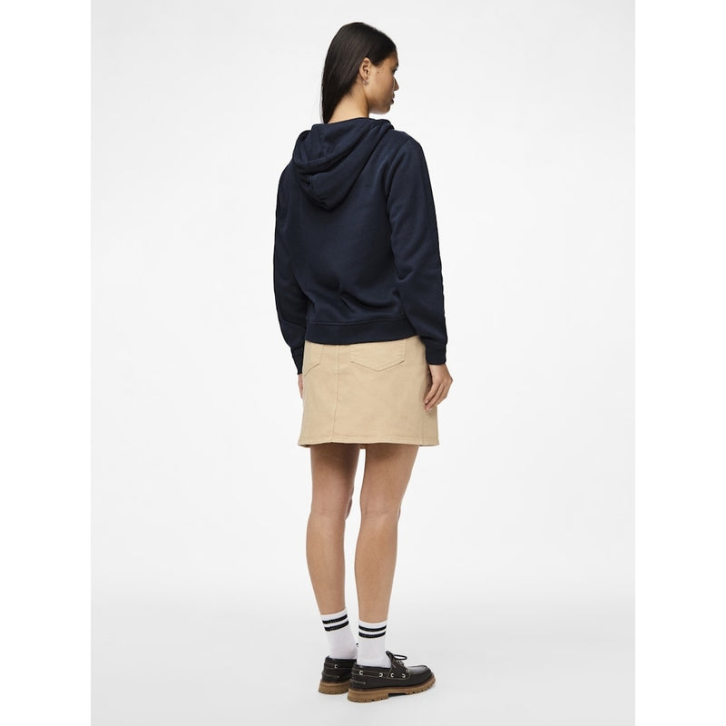 PIECES PIECES dame hoodie PCCHILLI Sweatshirt Sky Captain