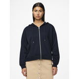 PIECES PIECES dame hoodie PCCHILLI Sweatshirt Sky Captain