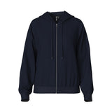 PIECES PIECES dame hoodie PCCHILLI Sweatshirt Sky Captain