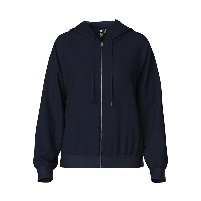 PIECES PIECES dame hoodie PCCHILLI Sweatshirt Sky Captain