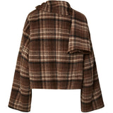 PIECES PIECES dame jakke PCAMALIA Jacket Fondue Fudge
