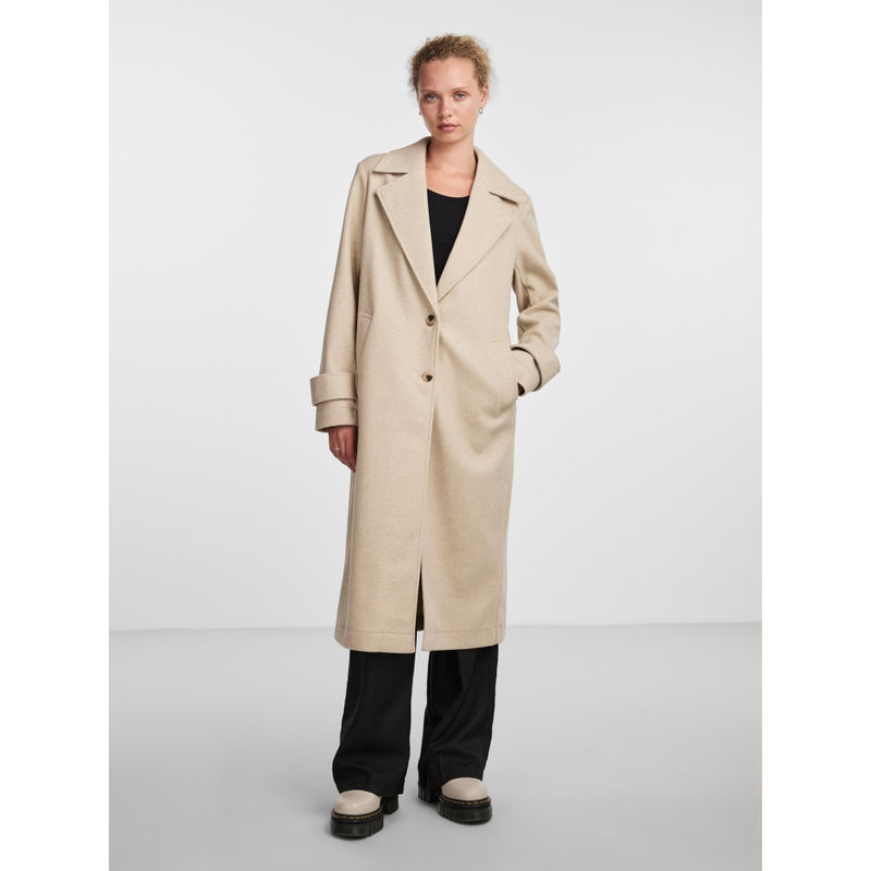 PIECES PIECES dame jakke PCBEATRICE Jacket White Pepper