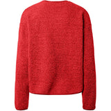 PIECES PIECES dame jakke PCKATTY Jacket Flame Scarlet