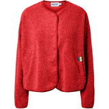 PIECES PIECES dame jakke PCKATTY Jacket Flame Scarlet