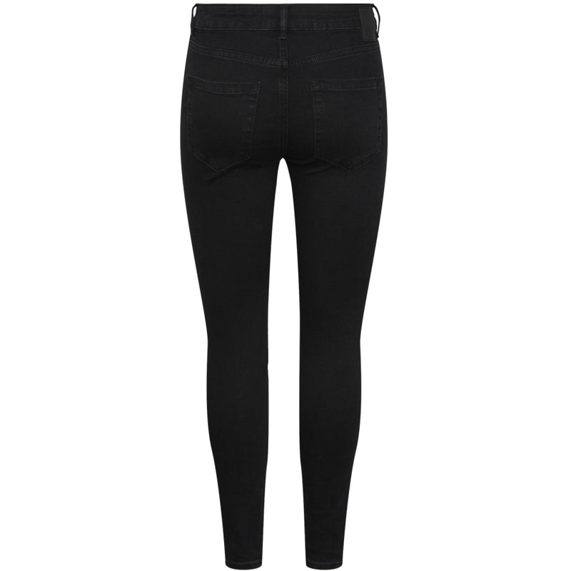 PIECES PIECES dame jeans PCDELLY Jeans Black Denim