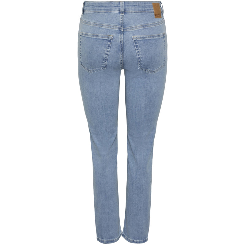 PIECES PIECES dame jeans PCDELLY Jeans Light Blue Denim