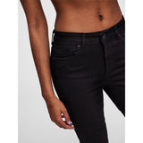 PIECES PIECES dame jeans PCDELLY Jeans Black Denim