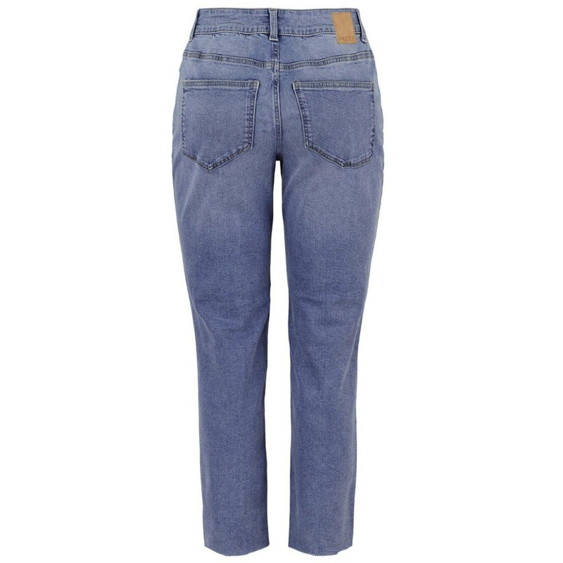 PIECES PIECES dame jeans PCLUNA Jeans Medium blue denim