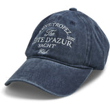PIECES PIECES dame kasket PCLIHILDA Hats Bel Air Blue Detail The cote D'Azur yatch