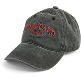 PIECES PIECES dame kasket PCLIHILDA Hats Dark Grey Denim Detail Lifeguard