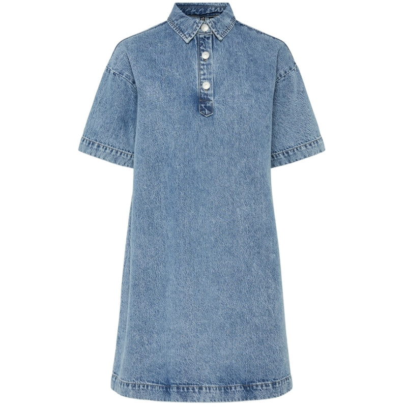 PIECES PIECES dame kjole PCKENYA Dress Medium blue denim