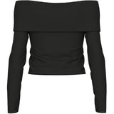 PIECES PIECES dame top PCLAYA Blouse Black