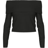 PIECES PIECES dame top PCLAYA Blouse Black