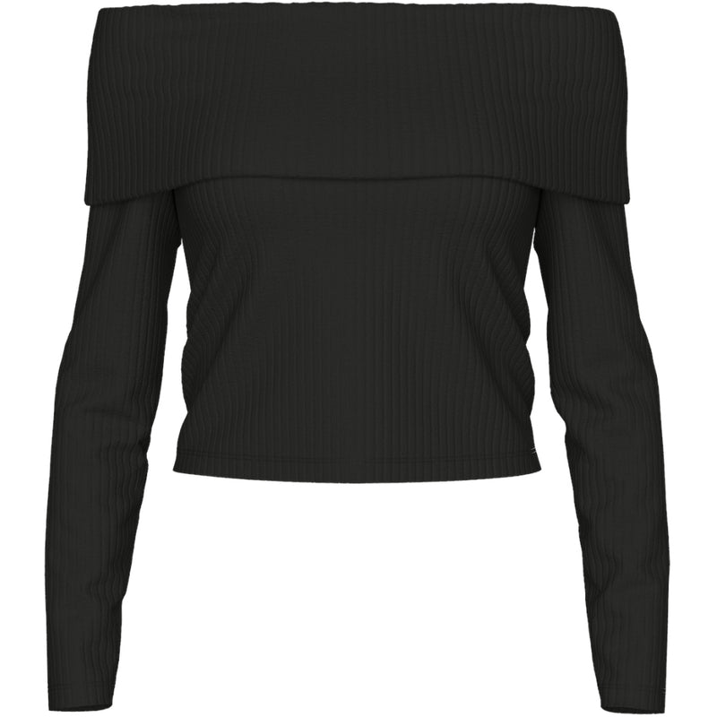 PIECES PIECES dame top PCLAYA Blouse Black