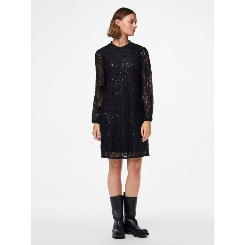 PIECES PIECES dame kjole PCOLLINE Dress Black