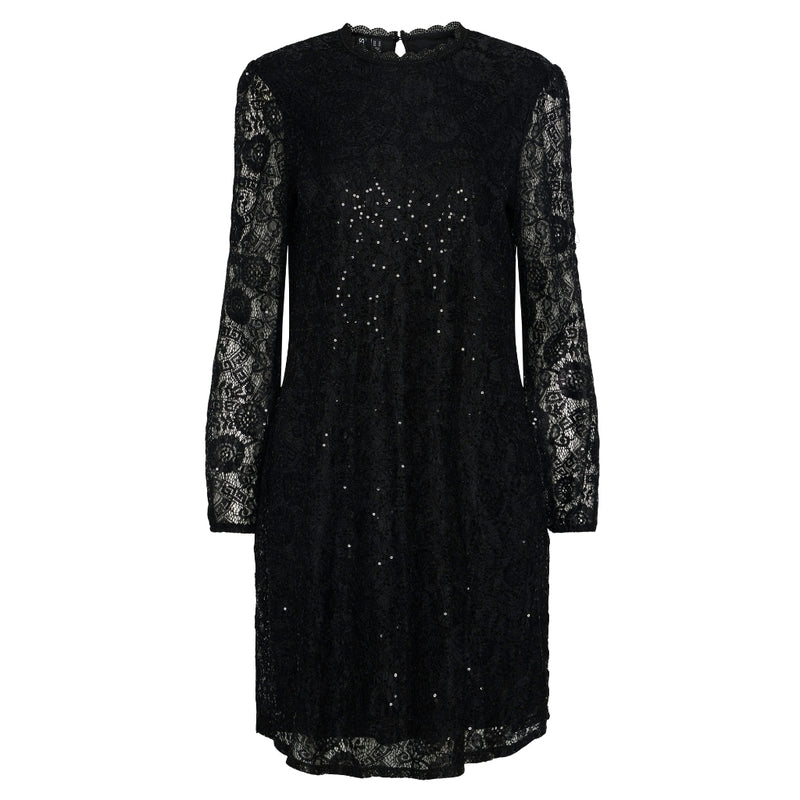 PIECES PIECES dame kjole PCOLLINE Dress Black