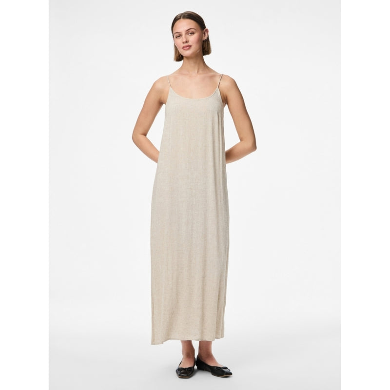 PIECES PIECES dame kjole PCPIA Dress Birch Melange