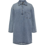 PIECES PIECES dame kjole PCRENE Dress Medium blue denim