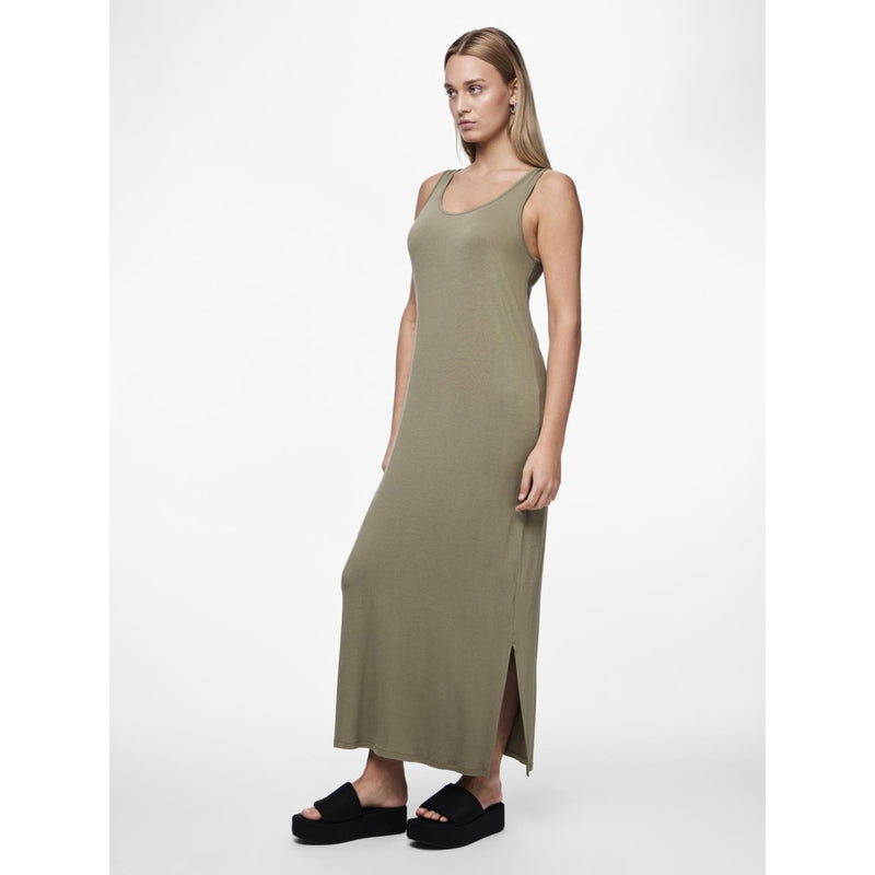 PIECES PIECES dame kjole PCSOFIA Dress Deep Lichen Green