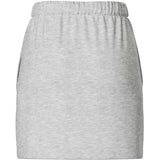 PIECES PIECES dame nederdel PCCHILLI Skirt Light Grey Melange