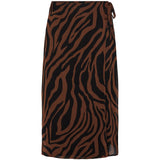 PIECES PIECES dame nederdel PCSALLY Skirt Mustang ZEBRA