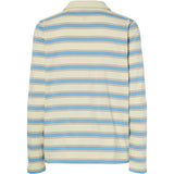 PIECES PIECES dame polo PCFRANKIE Polo Cloud Cream BLUE-SILVER MINK-WHITE
