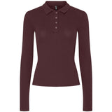 PIECES PIECES dame polo PCKITTE Polo Tawny Port