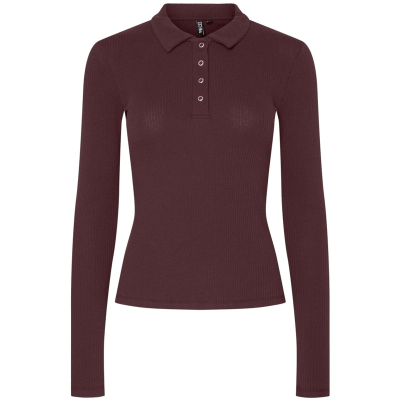 PIECES PIECES dame polo PCKITTE Polo Tawny Port