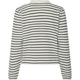 PIECES PIECES dame polo PCSENNA Polo Cloud Dancer Maritime Blue