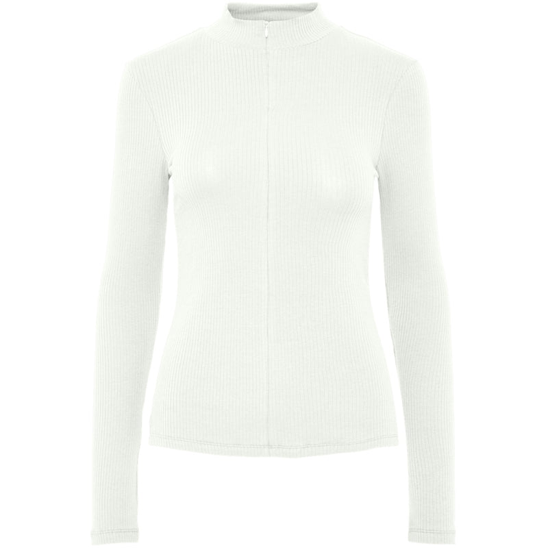 PIECES PIECES dame pullover PCKITTE Pullover Bright White