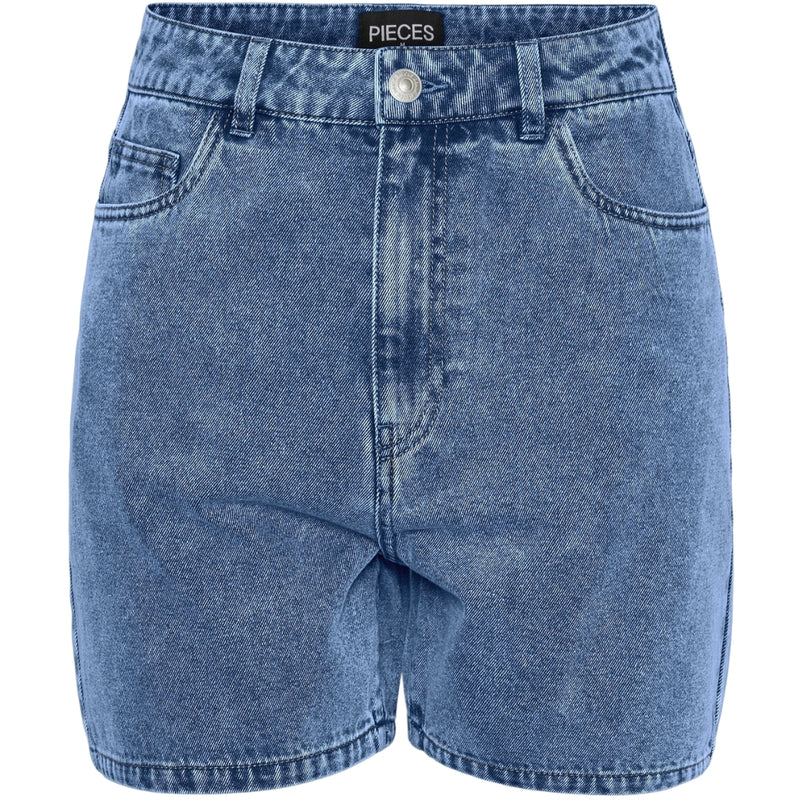 PIECES PIECES dame shorts PCABBI Shorts Light Blue Denim