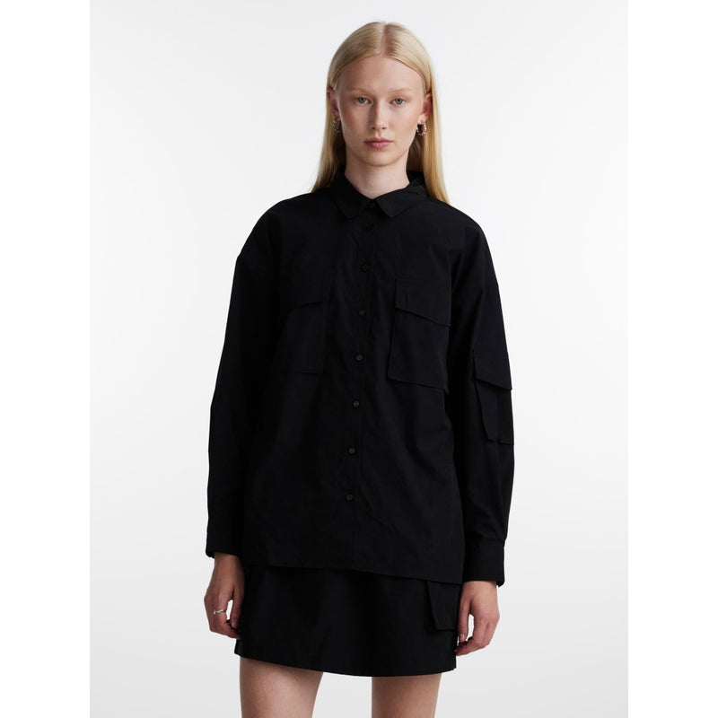 PIECES PIECES dame skjorte PCDRE Shirt Black