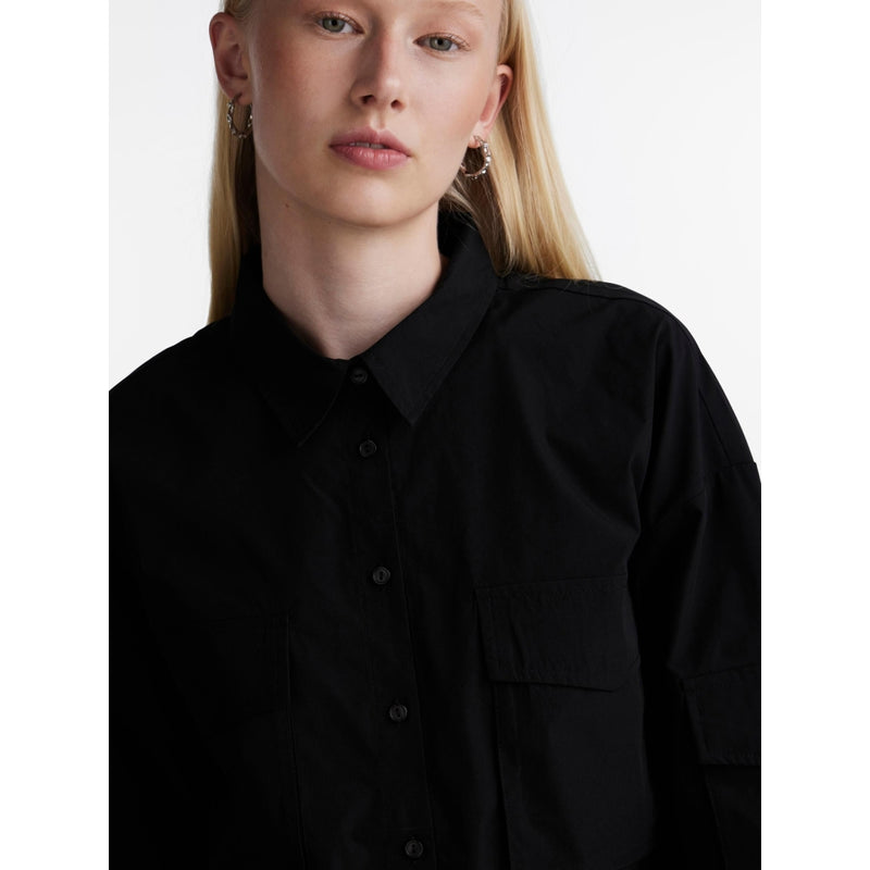 PIECES PIECES dame skjorte PCDRE Shirt Black