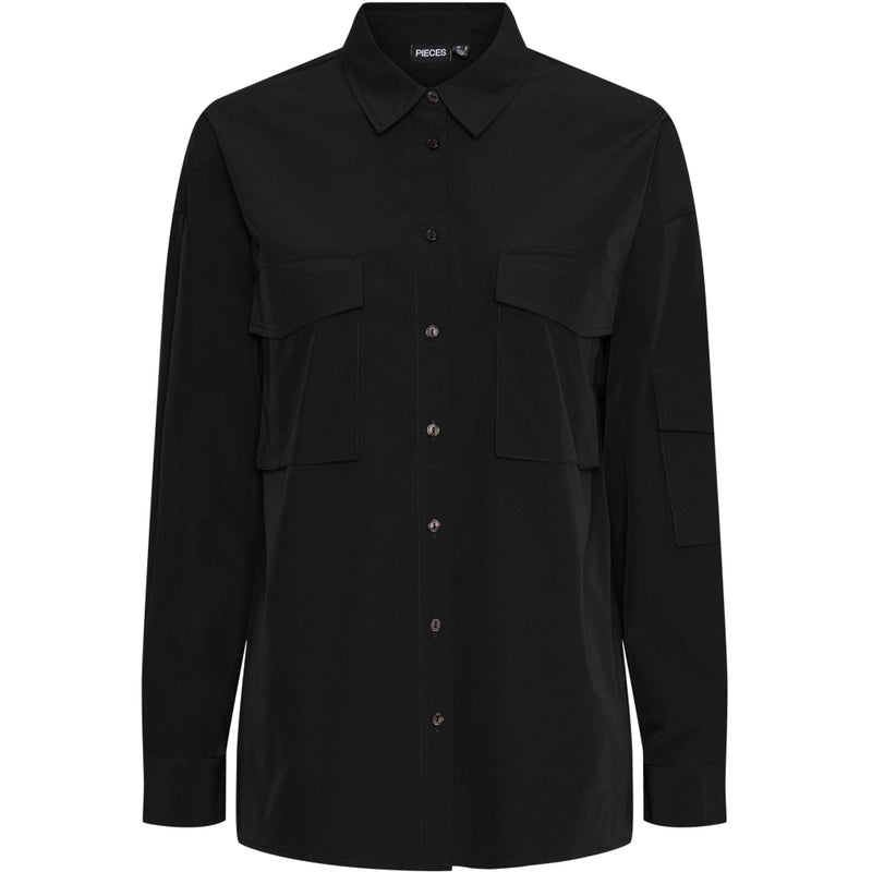 PIECES PIECES dame skjorte PCDRE Shirt Black