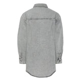 PIECES PIECES dame skjorte PCMAISIE Shirt Grey Denim