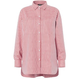 PIECES PIECES dame skjorte PCMELIA Shirt Roseate Spoonbill Stripes ADRENALINE RUSH